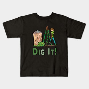 Allotment Gardening Kids T-Shirt